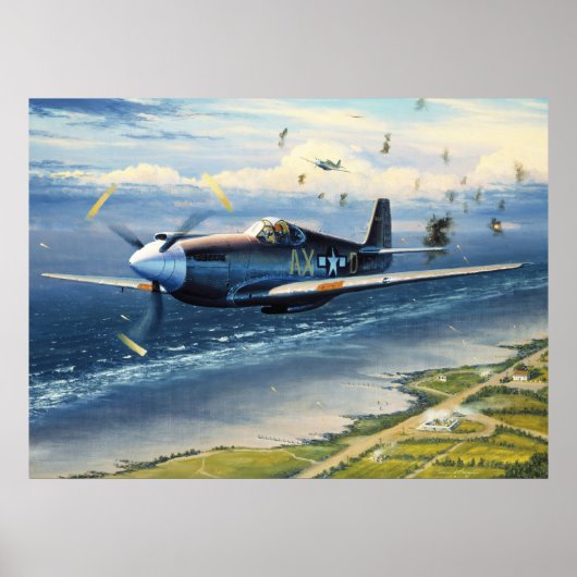 Mission Over Normandy door William S. Phillips Poster (Voorkant)