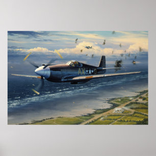 Mission Over Normandy door William S. Phillips pri Poster