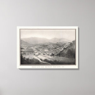Mission Plank Road, Southwest fron Ninth, 1856 Canvas Afdruk