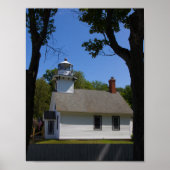 Mission Point Lighthouse, Michigan Poster (Voorkant)