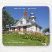 Mission Point Lighthouse mousepad Muismat (Voorkant)
