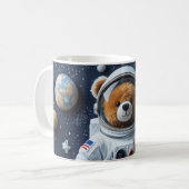 Mission Ready Teddy Astronaut Koffiemok (Voorkant links)