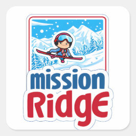 Mission Ridge Shred Stickers - Summit Pack (Set va