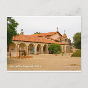 Mission San Antonio de Padua California Producten Briefkaart