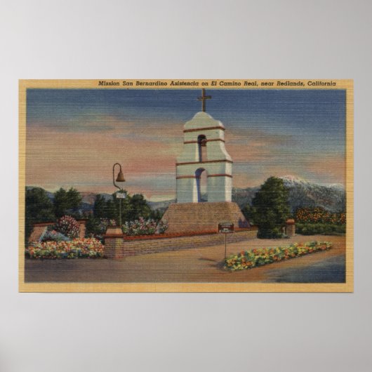 Mission San Bernardino Asistencia Poster (Voorkant)