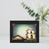 Mission San Buena Ventura Belltower Briefkaart (Staand voorkant)