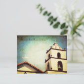 Mission San Buenaventura Briefkaart (Staand voorkant)