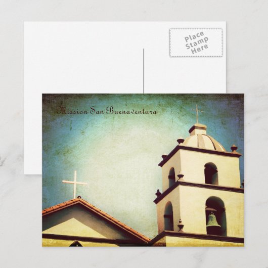 Mission San Buenaventura Briefkaart (Voorkant / Achterkant)