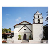 Mission San Buenaventura Foto Afdruk (Voorkant)