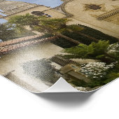 Mission San Carlos Borromeo de Carmelo Foto Afdruk (Hoek)