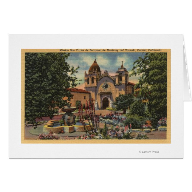 Mission San Carlos de Borromeo de Monterey (Voorkant Horizontaal)
