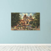 Mission San Carlos de Borromeo de Monterey Canvas Afdruk (Insitu (Houten vloer))