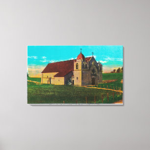 Mission San Carlos Del CarmeloCarmel, CA Canvas Afdruk