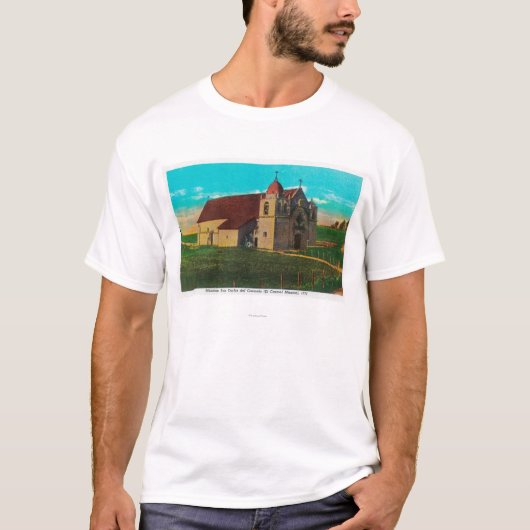 Mission San Carlos Del CarmeloCarmel, CA T-shirt (Voorkant)