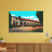 Mission San Fernando San Fernando, CA Canvas Afdruk (Insitu (Woonkamer))