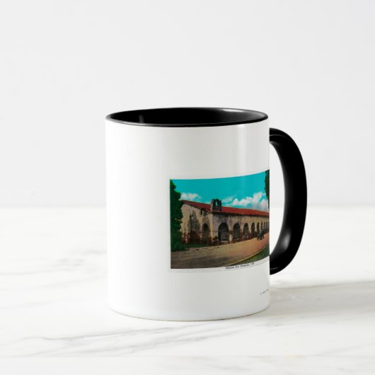 Mission San Fernando San Fernando, CA Mok (Voorkant rechts)