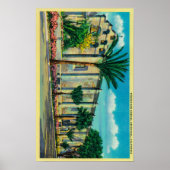 Mission San Gabriel San Garbriel, CA Poster (Voorkant)