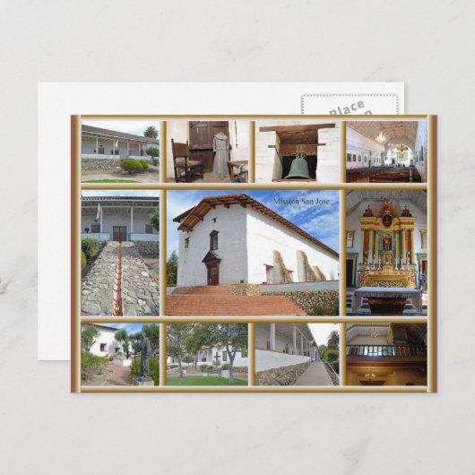 Mission San Jose Briefkaart (Voorkant / Achterkant)
