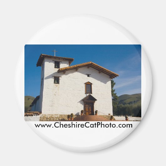 Mission San José California Producten Magneet (Voorkant)