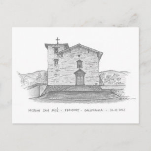 Mission San José, Fremont, Californië, Verenigde S Briefkaart