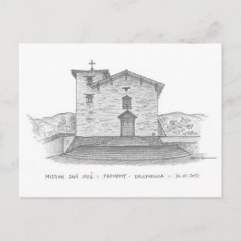 Mission San José, Fremont, Californië, Verenigde S Briefkaart