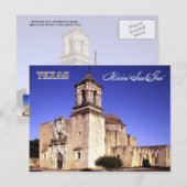 Mission San José, San Antonio, Texas Briefkaart (Voorkant / Achterkant)