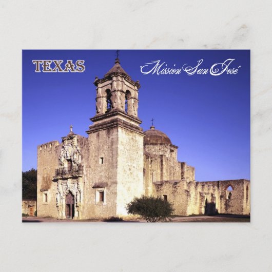 Mission San José, San Antonio, Texas Briefkaart (Voorkant)