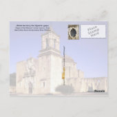 Mission San José, San Antonio, Texas Briefkaart (Achterkant)