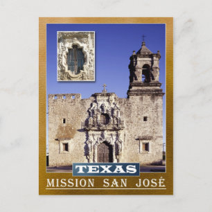 Mission San José, San Antonio, Texas Briefkaart