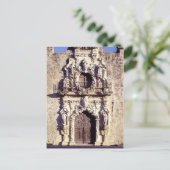 Mission San Jose, Texas - uitgebreide voorfaçade Briefkaart (Staand voorkant)