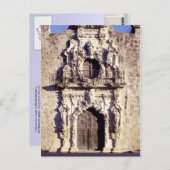 Mission San Jose, Texas - uitgebreide voorfaçade Briefkaart (Voorkant / Achterkant)