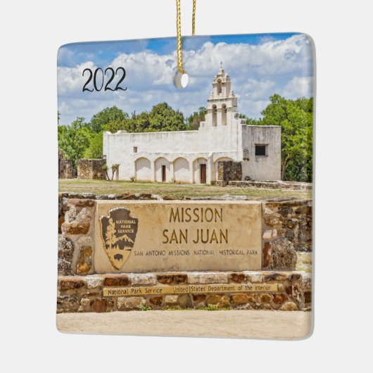 Mission San Juan 2, Keramisch Ornament (Links)