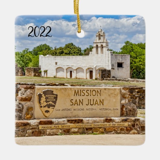 Mission San Juan 2, Keramisch Ornament (Voorkant)