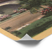 Mission San Juan Bautista, Californië Poster (Hoek)