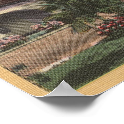 Mission San Juan Bautista, Californië Poster (Hoek)