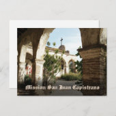 Mission San Juan Capistrano Briefkaart (Voorkant / Achterkant)