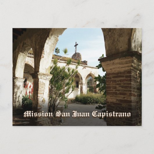 Mission San Juan Capistrano Briefkaart (Voorkant)