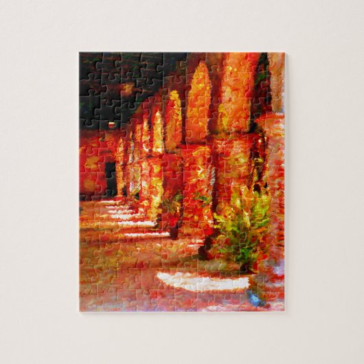Mission San Juan Capistrano California Abstract Legpuzzel (Verticaal)