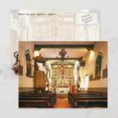 Mission San Juan Capistrano, Californië Briefkaart (Voorkant / Achterkant)