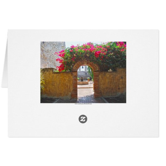 Mission San Juan Capistrano Courtyard (Achterkant Horizontaal)