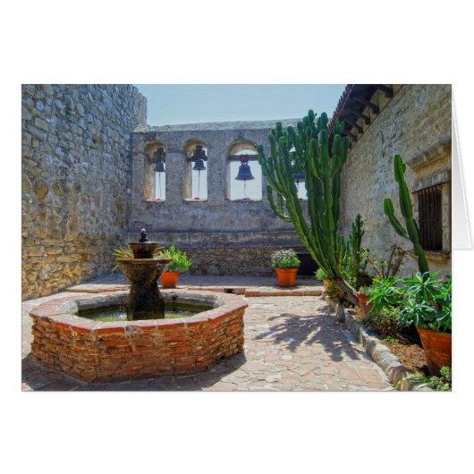 Mission San Juan Capistrano Courtyard (Voorkant Horizontaal)