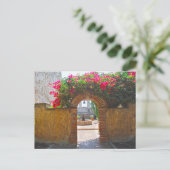 Mission San Juan Capistrano Courtyard Archway Briefkaart (Staand voorkant)