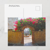 Mission San Juan Capistrano Courtyard Archway Briefkaart (Voorkant / Achterkant)