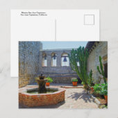 Mission San Juan Capistrano Courtyard Briefkaart (Voorkant / Achterkant)