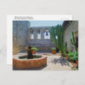 Mission San Juan Capistrano Courtyard Briefkaart (Voorkant / Achterkant)