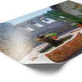 Mission San Juan Capistrano Courtyard Foto Afdruk (Hoek)