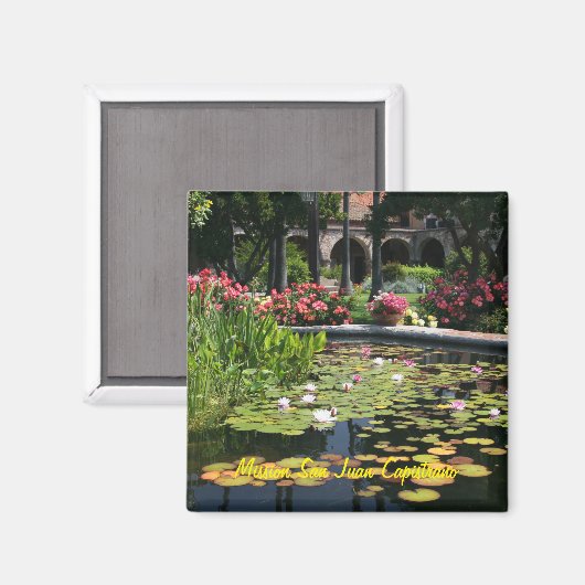 Mission San Juan Capistrano-koelmagneten Magneet (Voorkant / Achterkant)