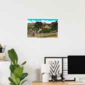 Mission San Juan Capistrano Poster (Thuiskantoor)