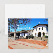 Mission San Luis Obispo de Tolosa Briefkaart (Voorkant / Achterkant)