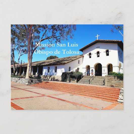 Mission San Luis Obispo de Tolosa Briefkaart (Voorkant)